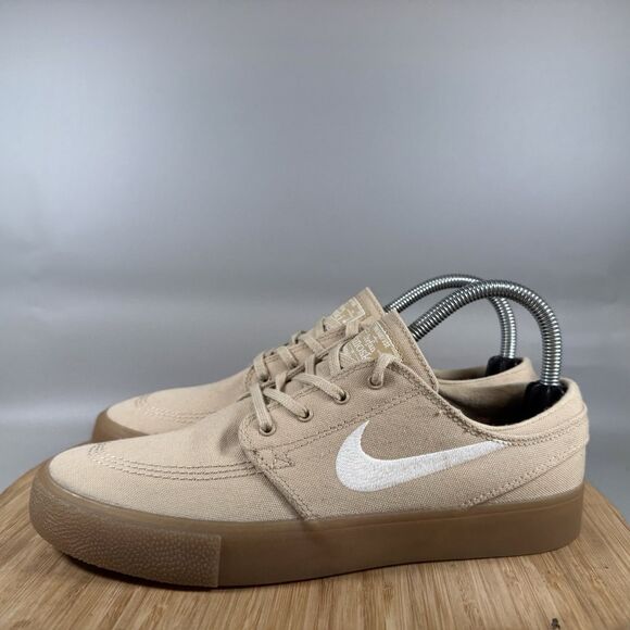 S Nike Zoom Stefan Janoski Canvas RM SB Grain Gum Size 7 Shoes Sneakers‎ - Picture 3 of 8